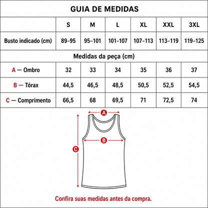 Kit 2 Regatas Masculinas Comfort Stretch
