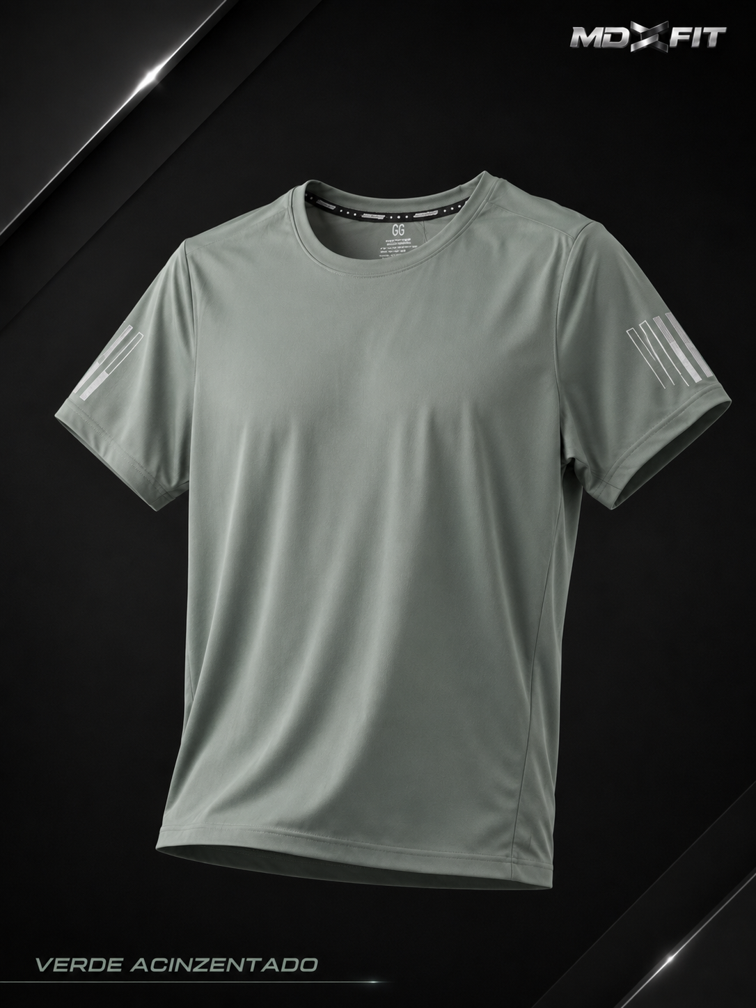 Camiseta Performance Premium MD FIT — Poliamida com Elastano