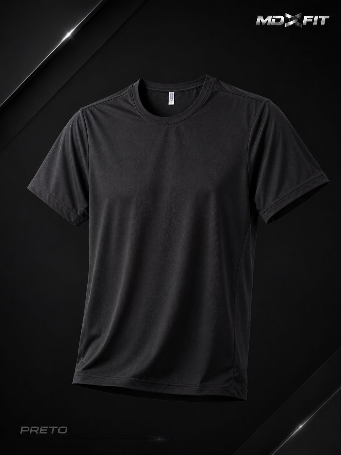 Camiseta Performance Premium MD FIT — Poliamida com Elastano