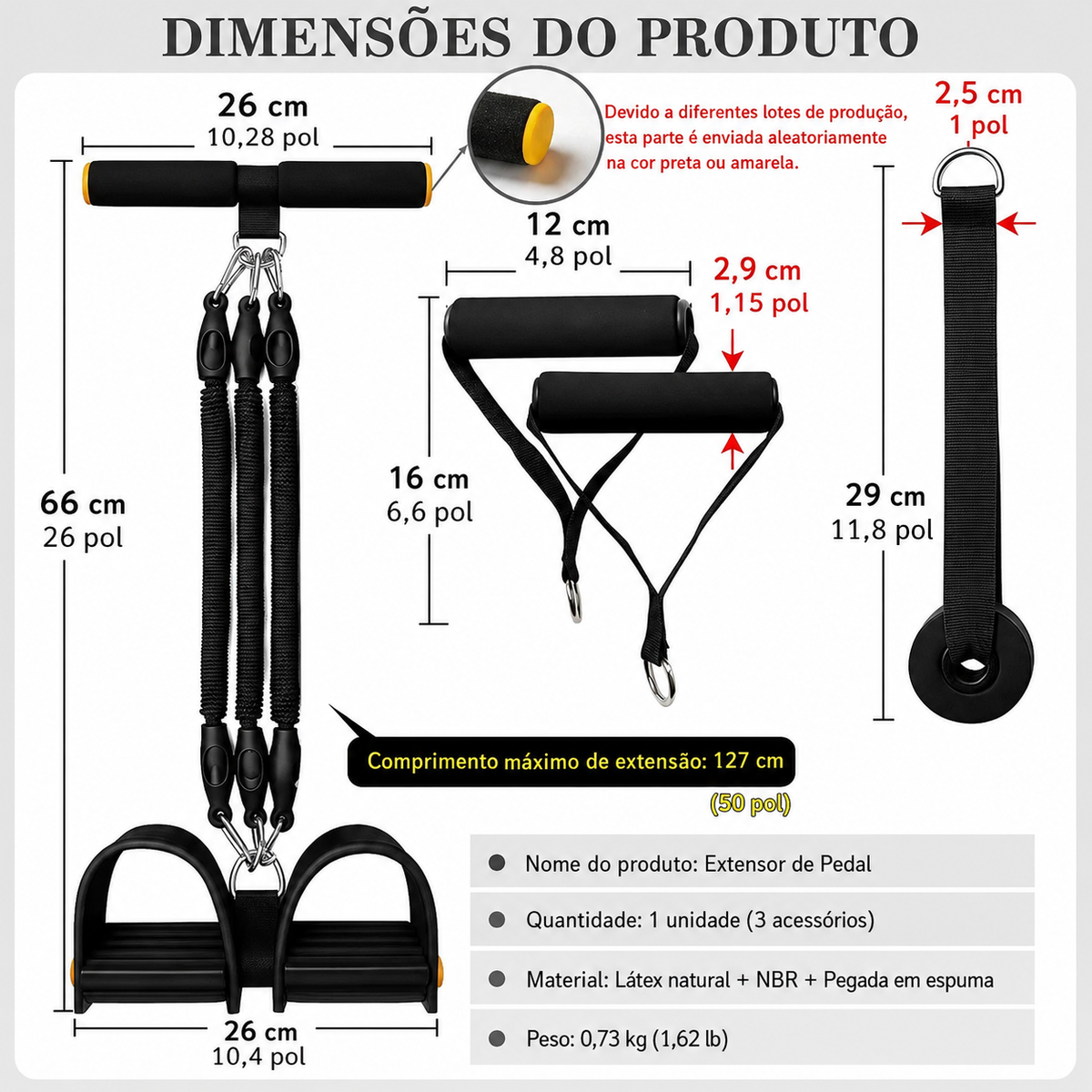Extensor Pedal PowerFlex | MD FIT