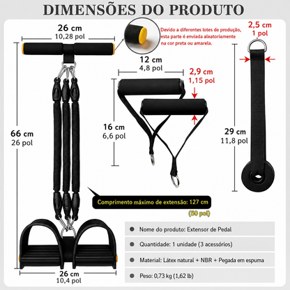 Extensor Pedal PowerFlex | MD FIT