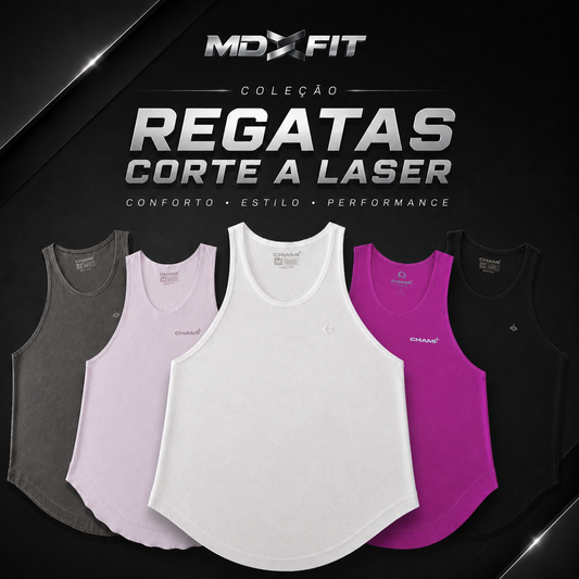 Regata Masculina Premium Chami – Corte a Laser e Modelagem Longline