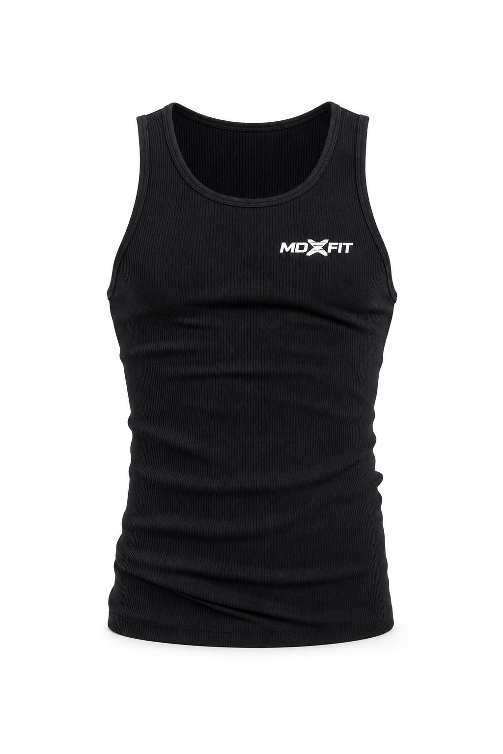 Regata Canelada | LOGO MD FIT NO PEITO - Preto