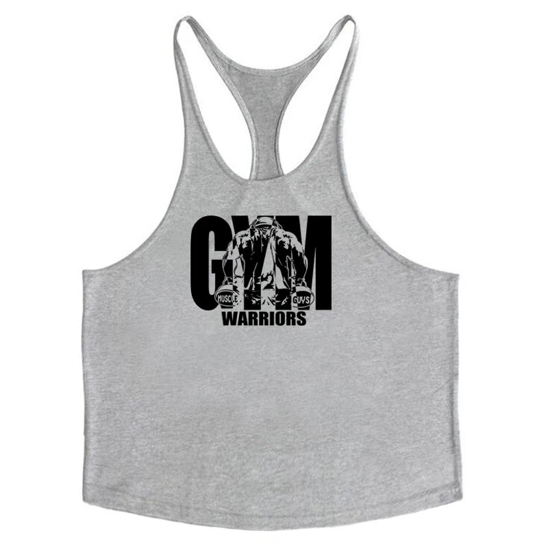 Regata Masculina Stringer Gym Warriors em Algodão
