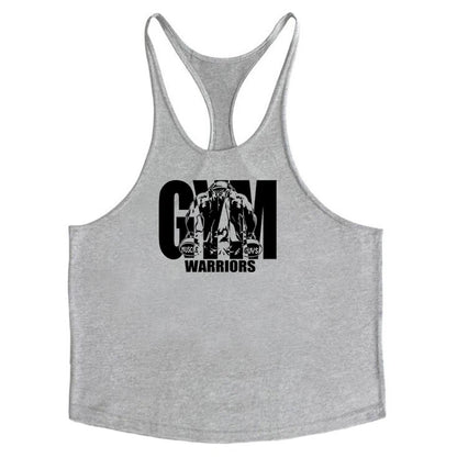 Regata Masculina Stringer Gym Warriors em Algodão