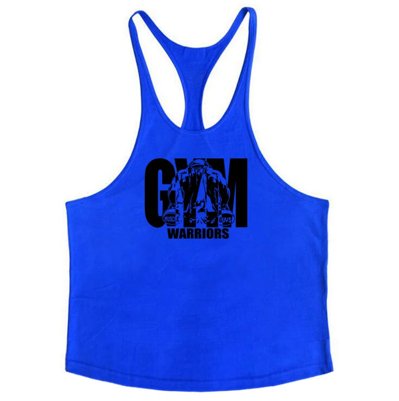 Regata Masculina Stringer Gym Warriors em Algodão