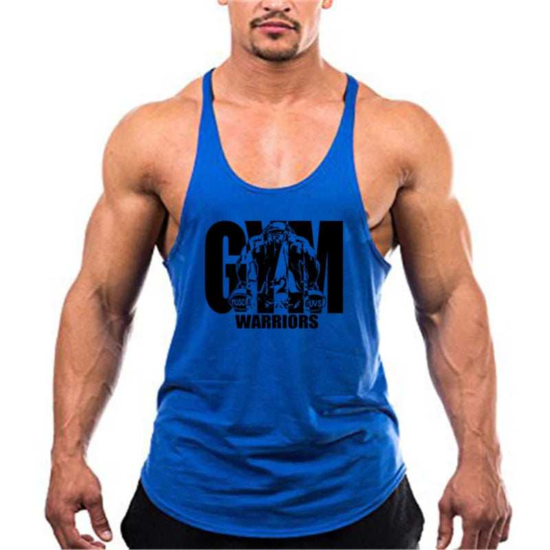 Regata Masculina Stringer Gym Warriors em Algodão