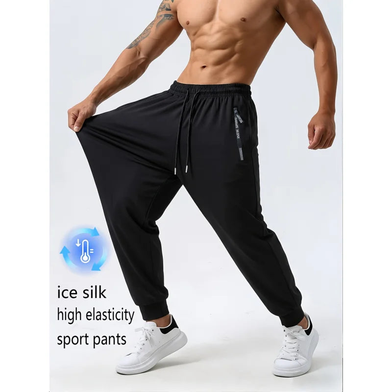 Calça Esportiva Ice Silk com Zíper | MDFIT