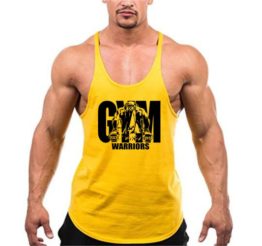 Regata Masculina Stringer Gym Warriors em Algodão