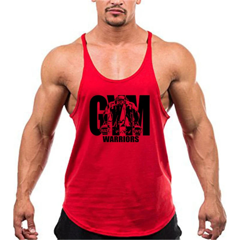 Regata Masculina Stringer Gym Warriors em Algodão