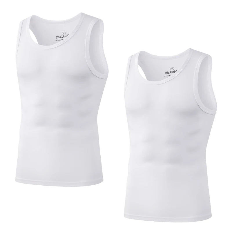 Kit 2 Regatas Masculinas Comfort Stretch