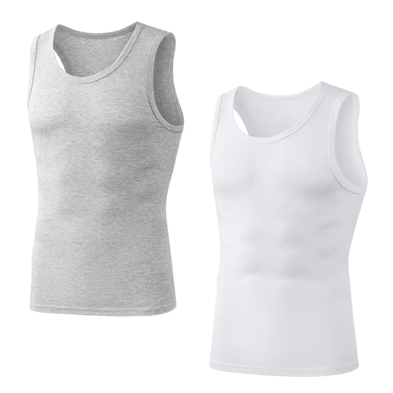 Kit 2 Regatas Masculinas Comfort Stretch