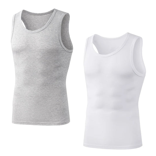 Kit 2 Regatas Masculinas Comfort Stretch