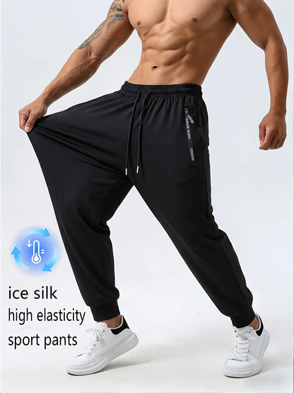 Calça Esportiva Ice Silk com Zíper | MDFIT
