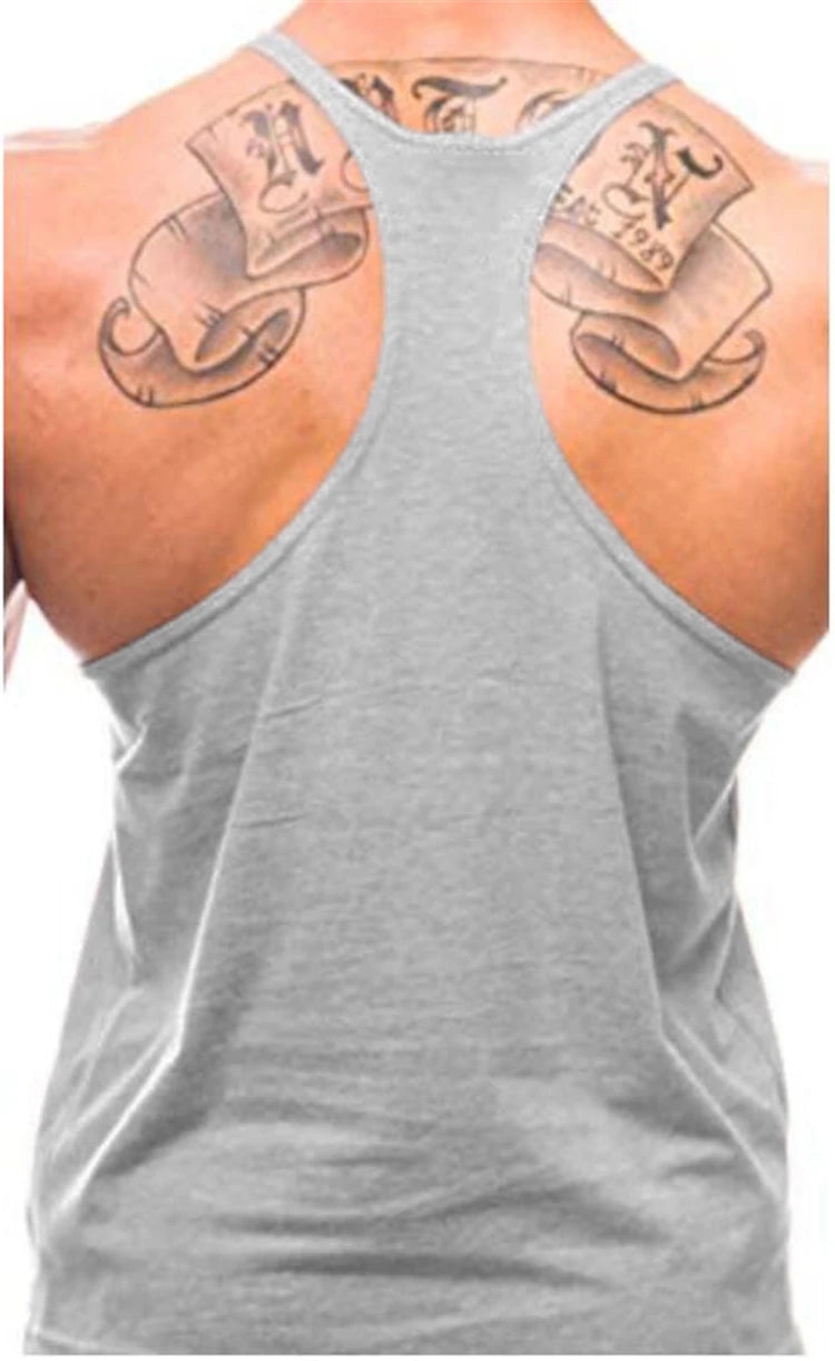 Regata Masculina Stringer Gym Warriors em Algodão