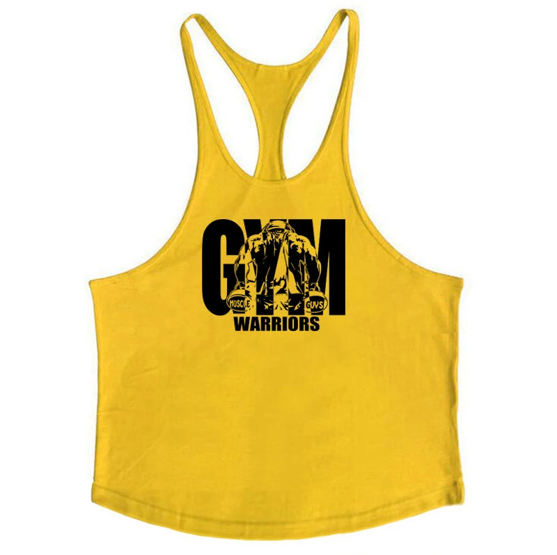 Regata Masculina Stringer Gym Warriors em Algodão