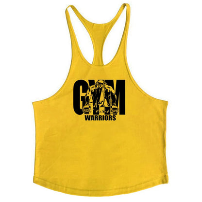 Regata Masculina Stringer Gym Warriors em Algodão