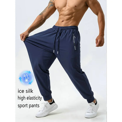 Calça Esportiva Ice Silk com Zíper | MDFIT