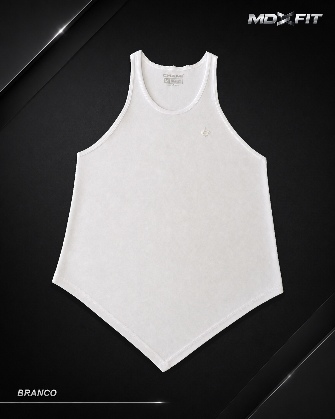 Regata Masculina Premium Chami – Corte a Laser e Modelagem Longline