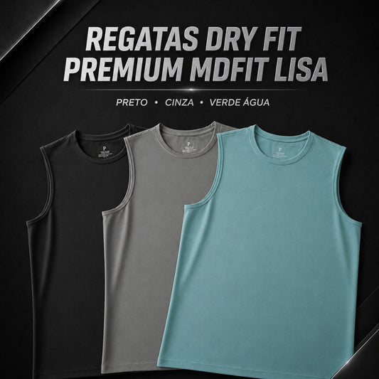 Regata Dry Fit Premium MD FIT Lisa – Leve, Versátil e Confortável